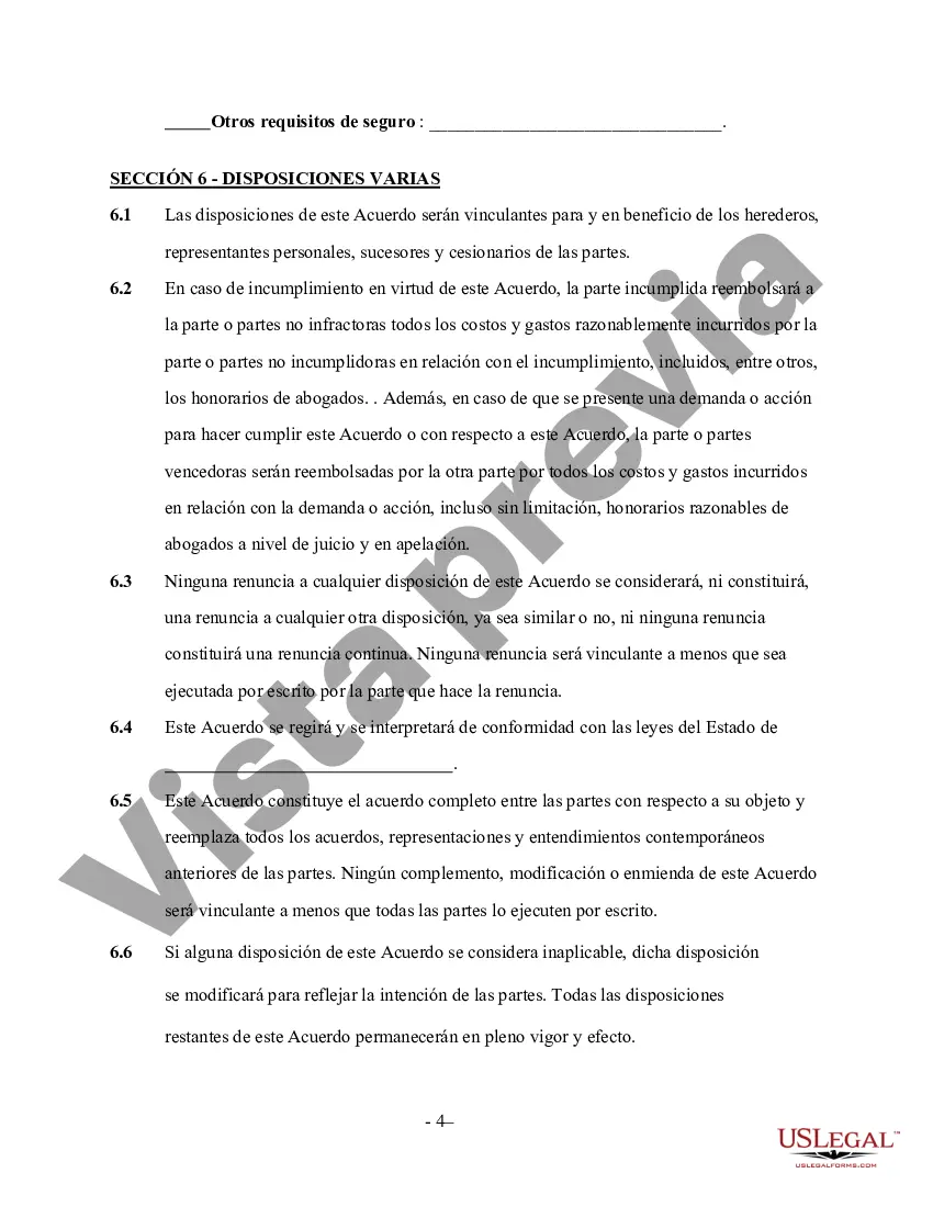 Preview Contrato de servicios de limpieza de alfombras industriales por cuenta propia