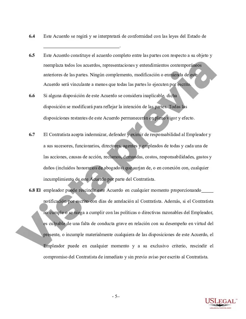 Preview Contrato de servicios de paneles de yeso por cuenta propia