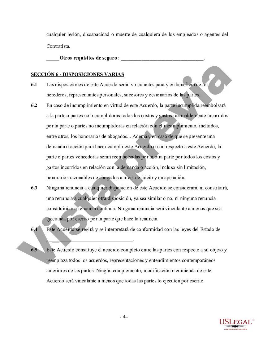 Preview Contrato de servicio de pruebas ambientales por cuenta propia