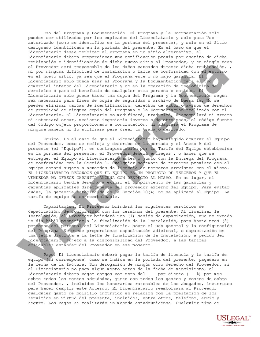 Preview Acuerdo de licencia de software por instancia de base de datos