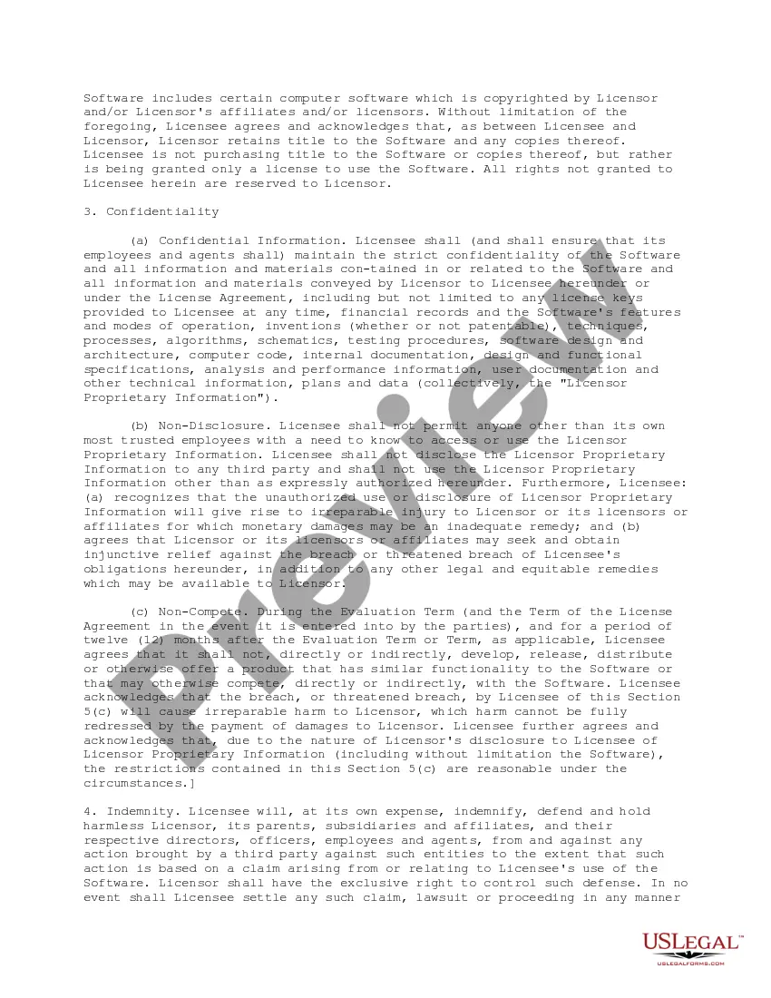 Get Thirty-Day Evaluation License Agreement with Perpetual Option Preview Thirty-Day Evaluation License Agreement with Perpetual Option