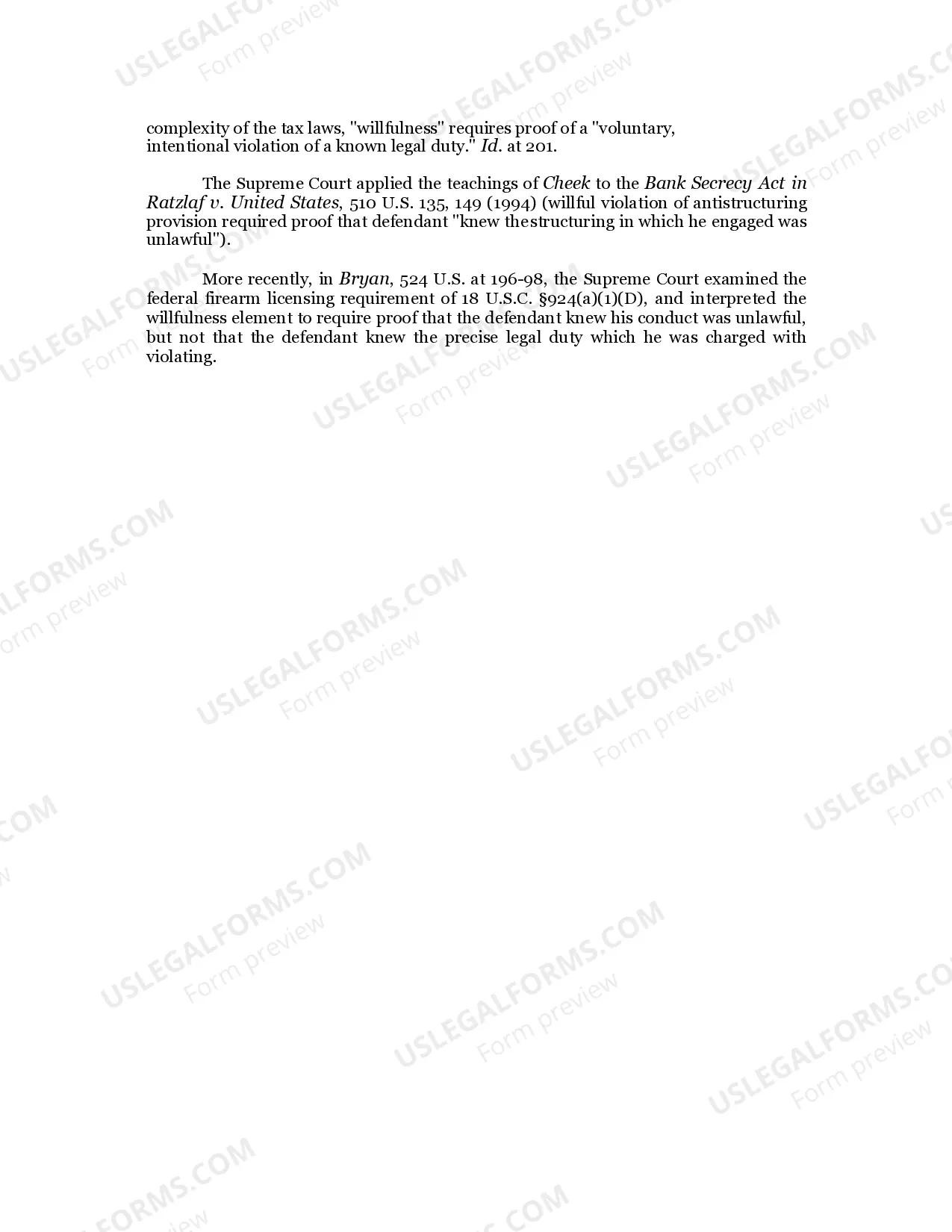 Preview WILLFULLY-TO ACT