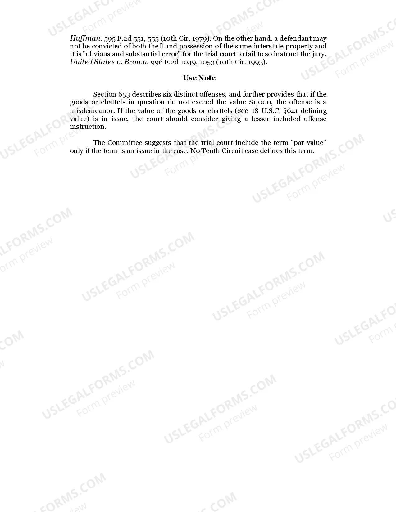 Preview 2.33 THEFT FROM INTERSTATE OR FOREIGNSHIPMENT / 18 U.S.C. Sec. 659 (Paragraph One)