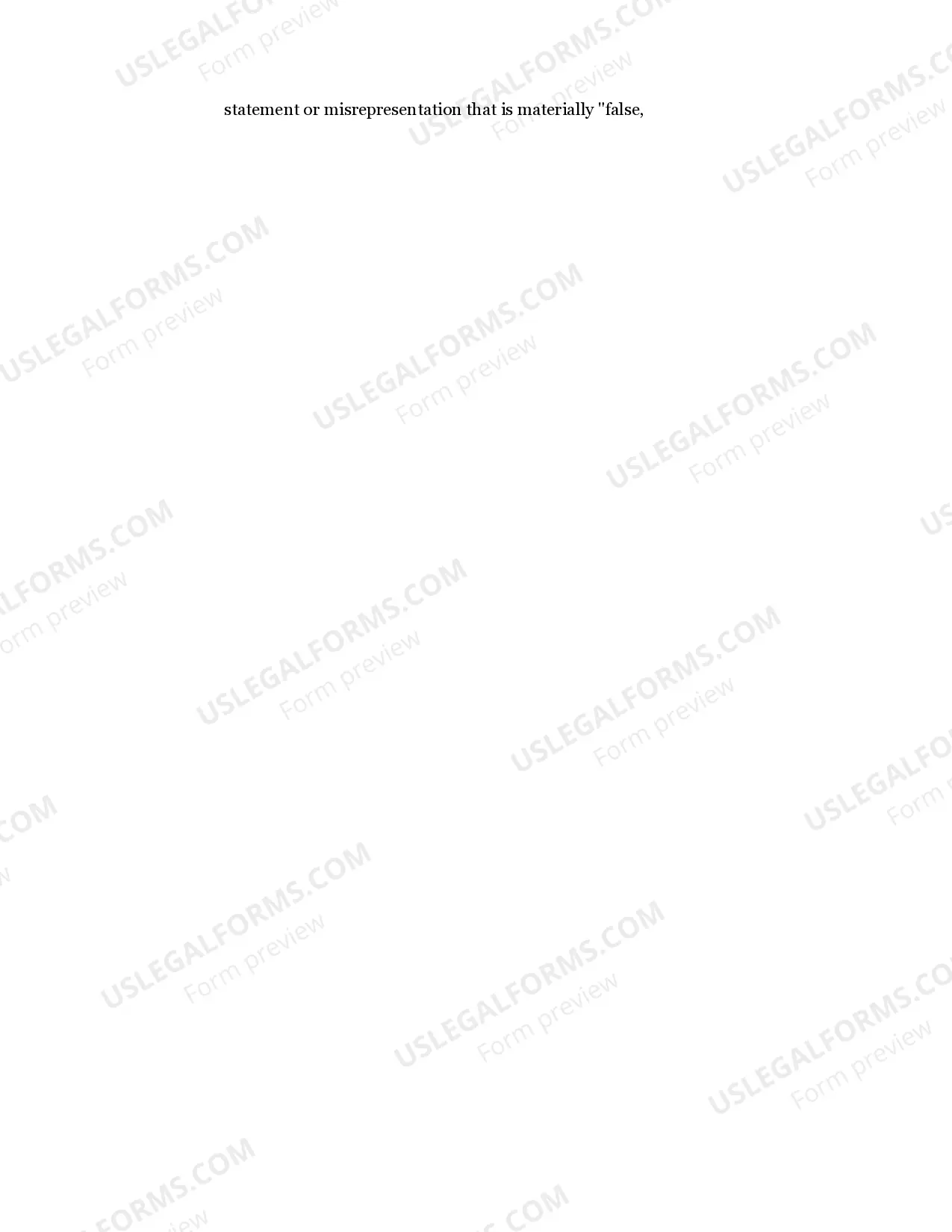 Preview FALSE STATEMENT / 18 U.S.C. Sec. 1001(a)(2)