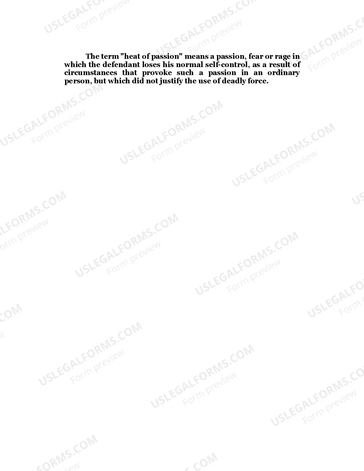Preview VOLUNTARY MANSLAUGHTER / 18 U.S.C. Sec. 1112