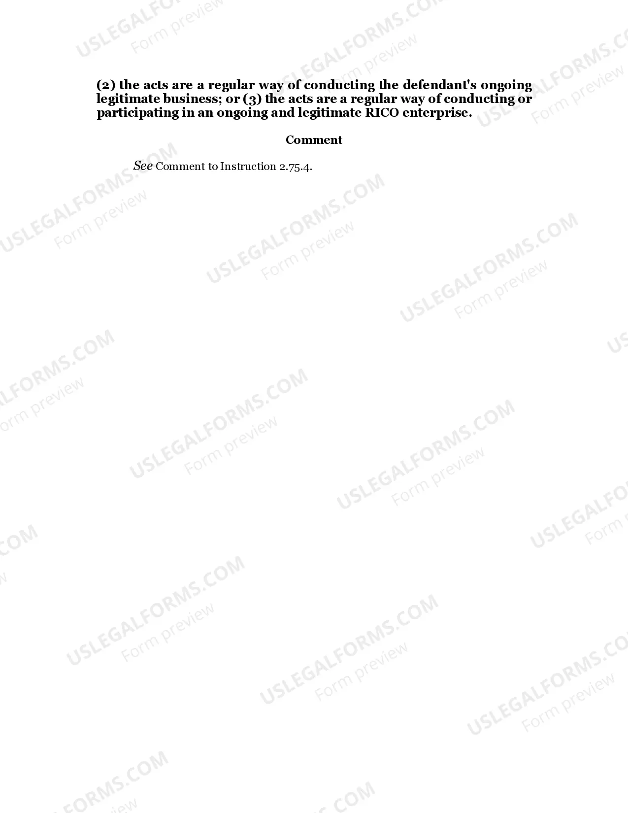 Preview 2.76.5 RACKETEER INFLUENCED AND CORRUPT ORGANIZATIONS ACT-"SECTION C" (Fourth Element-Engaging in a Pattern ofRacketeering Activity)