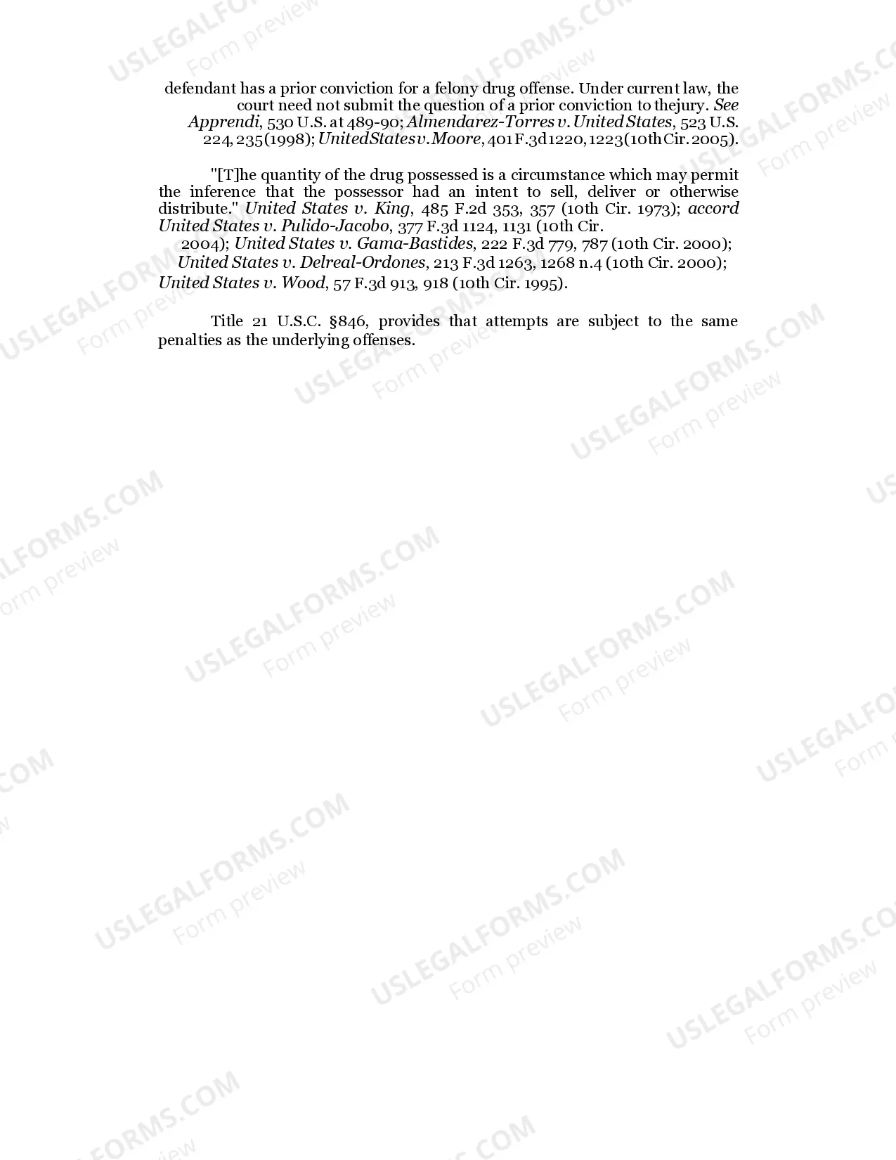 Preview 2.85 CONTROLLED SUBSTANCES-POSSESSION WITH INTENT TO DISTRIBUTE / 21 U.S.C. Sec. 841(a)(1)