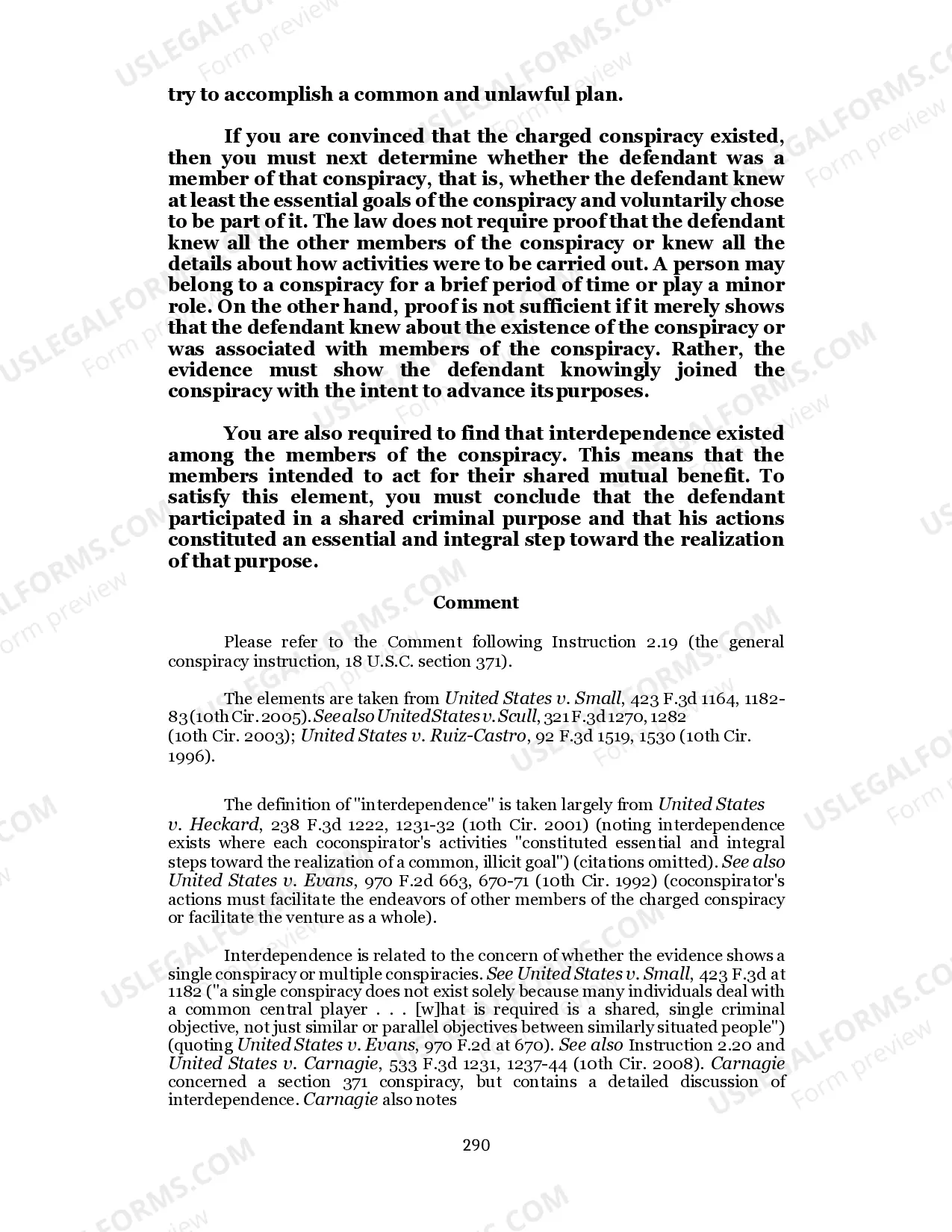 Preview 2.87 CONTROLLED SUBSTANCES-CONSPIRACY /21 U.S.C. Sec. 846