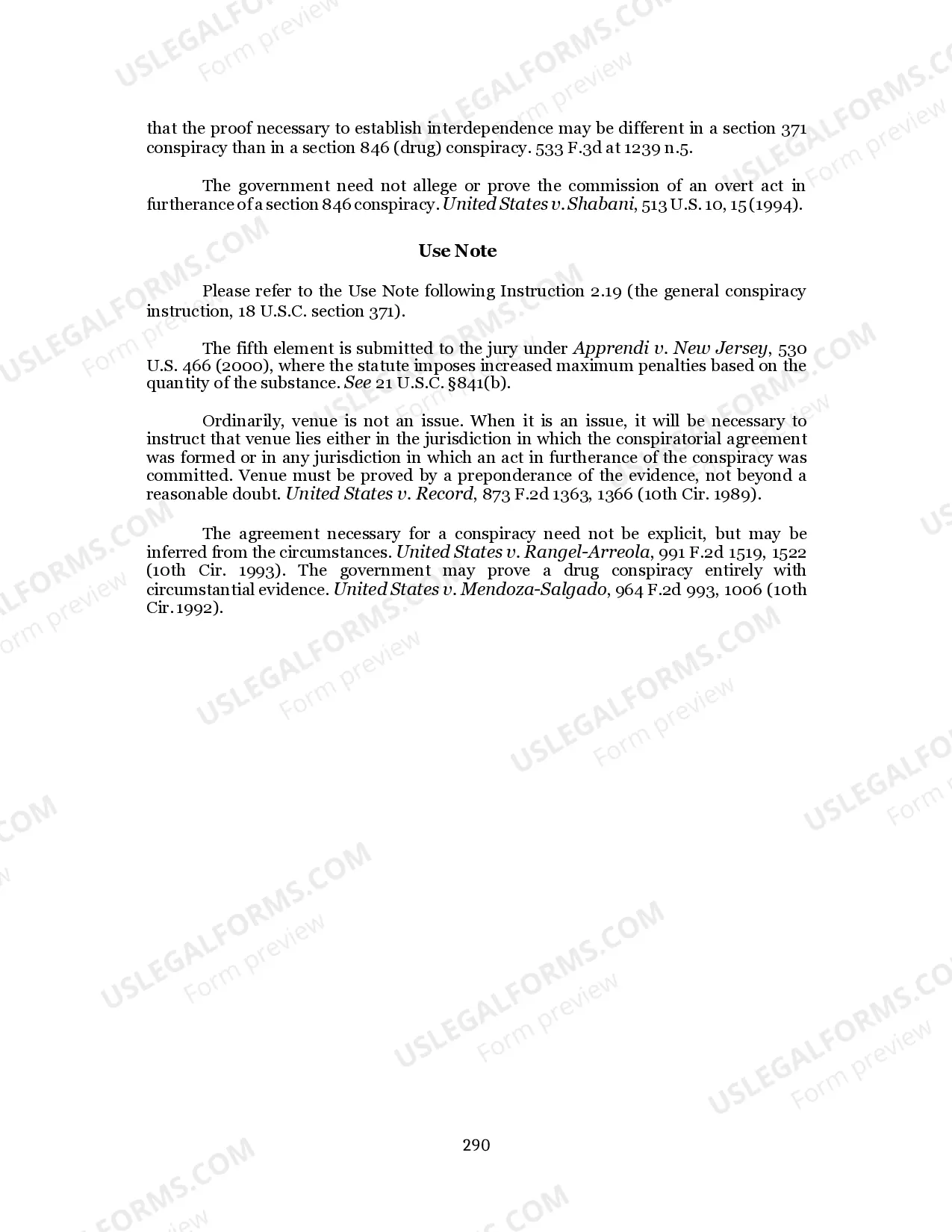 Preview 2.87 CONTROLLED SUBSTANCES-CONSPIRACY /21 U.S.C. Sec. 846