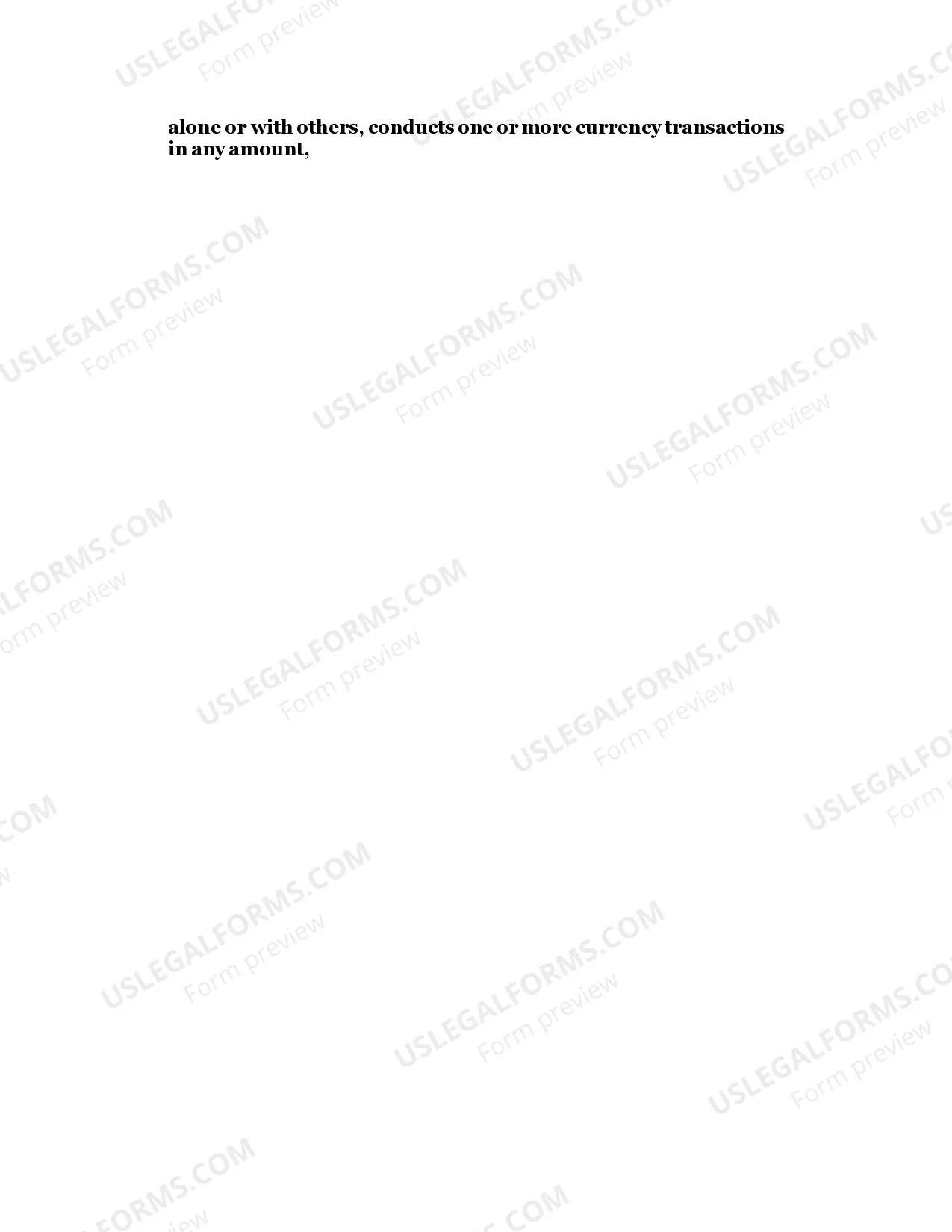 Preview 2.96 STRUCTURING TRANSACTIONS TO EVADE REPORTING REQUIREMENTS /31 U.S.C. Sec. 5324(a)(3)