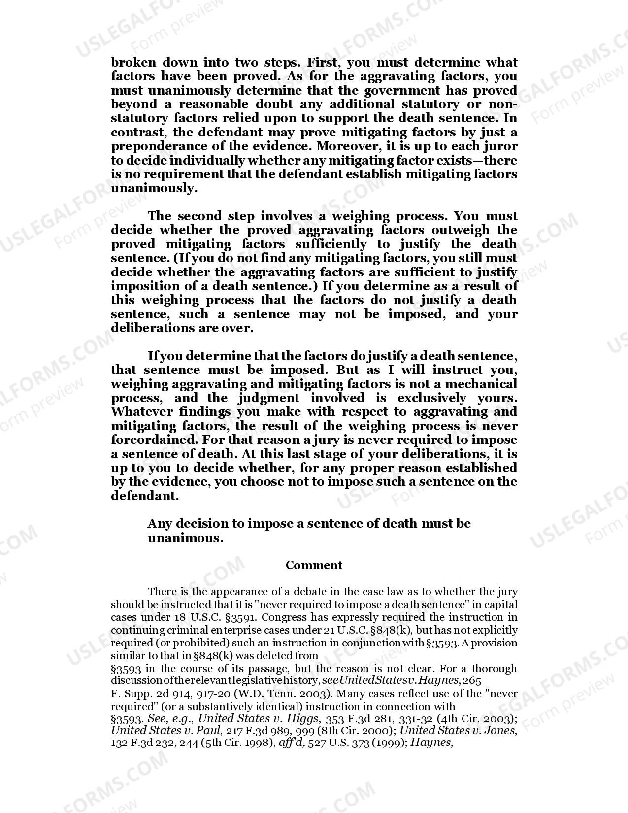 Preview SUMMARY OF DELIBERATIVE PROCESS