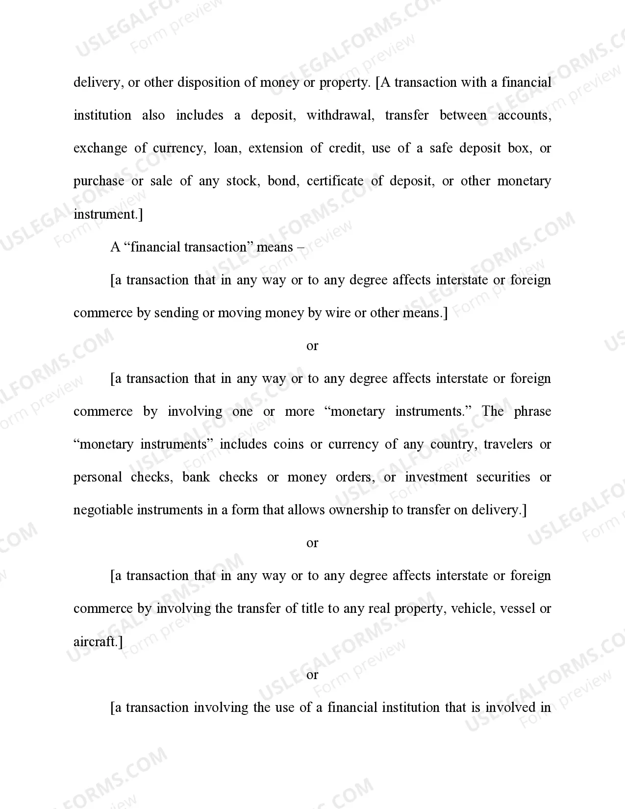 Preview Money Laundering: Concealing Proceeds of Specified Unlawful Activity or Avoiding Transaction Reporting Requirement