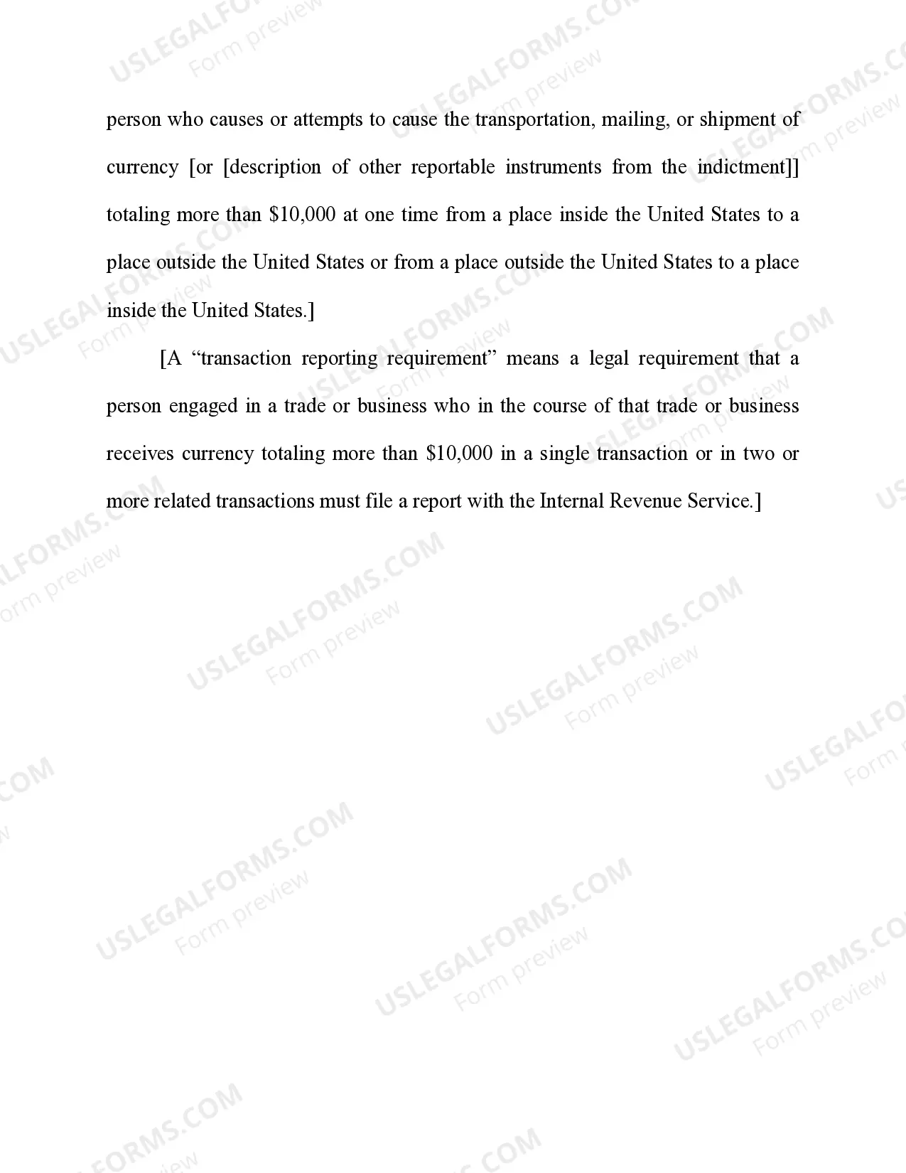 Preview Money Laundering: Concealing Proceeds of Specified Unlawful Activity or Avoiding Transaction Reporting Requirement