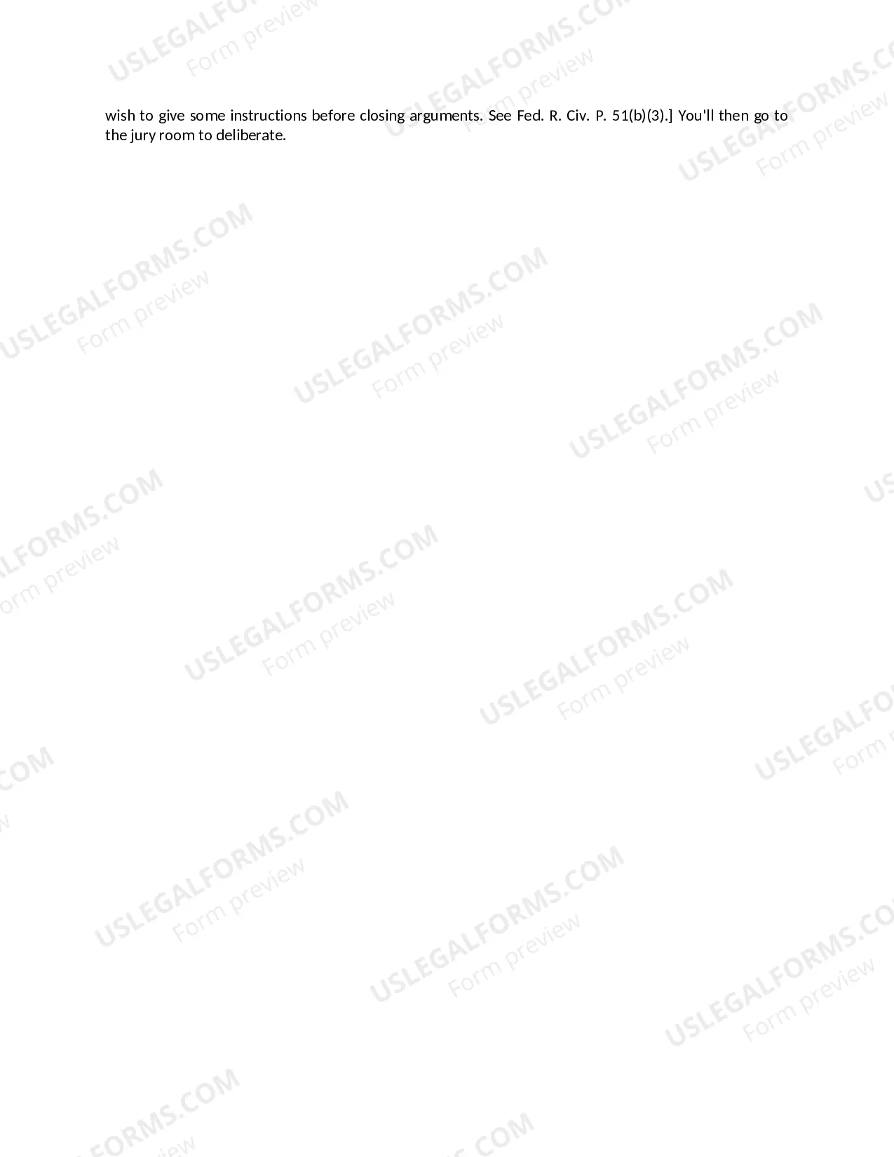 Preview PRELIMINARY INSTRUCTIONS