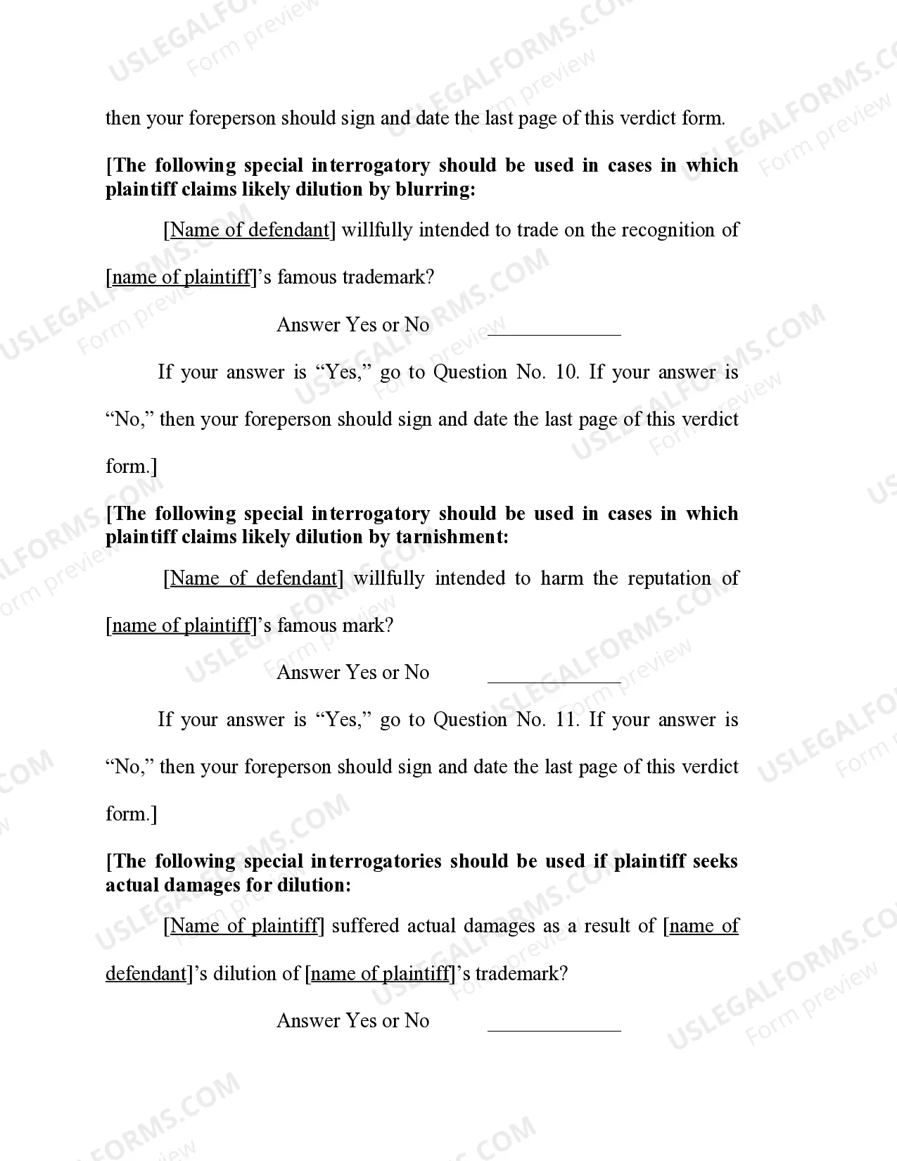 Preview Trademark Dilution