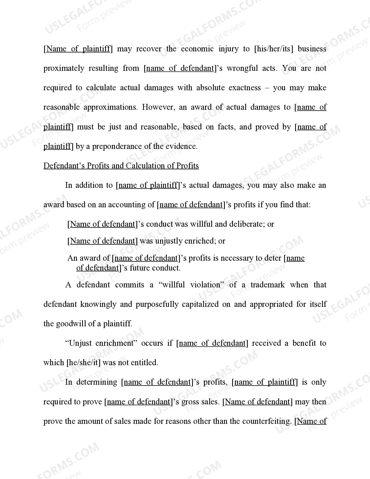 Preview Trademark Counterfeiting