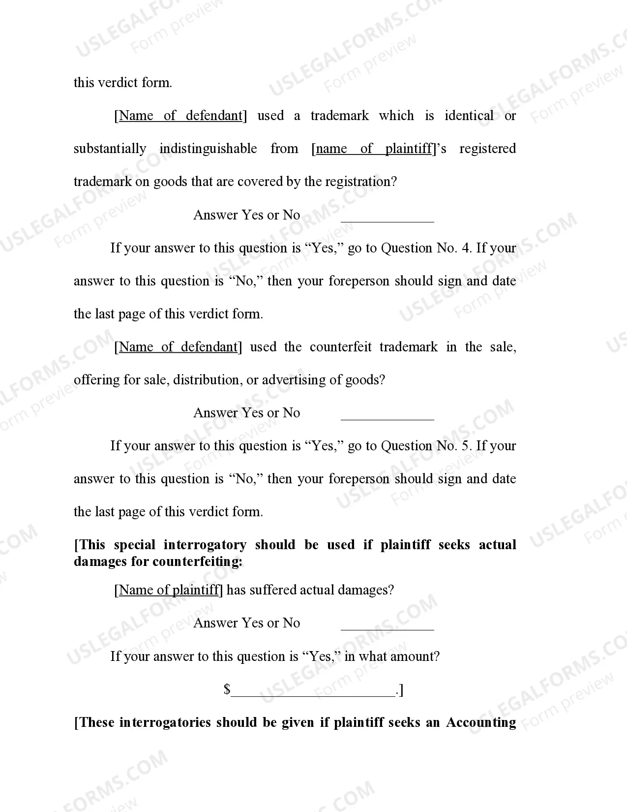 Preview Trademark Counterfeiting