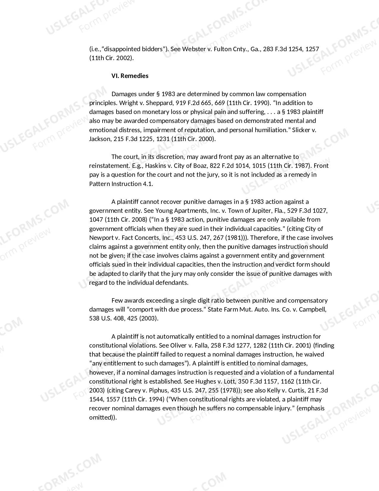 Preview Public Employee-First Amendment Claim- Discharge or Failure to Promote-Free Speech on Matter of Public Concern