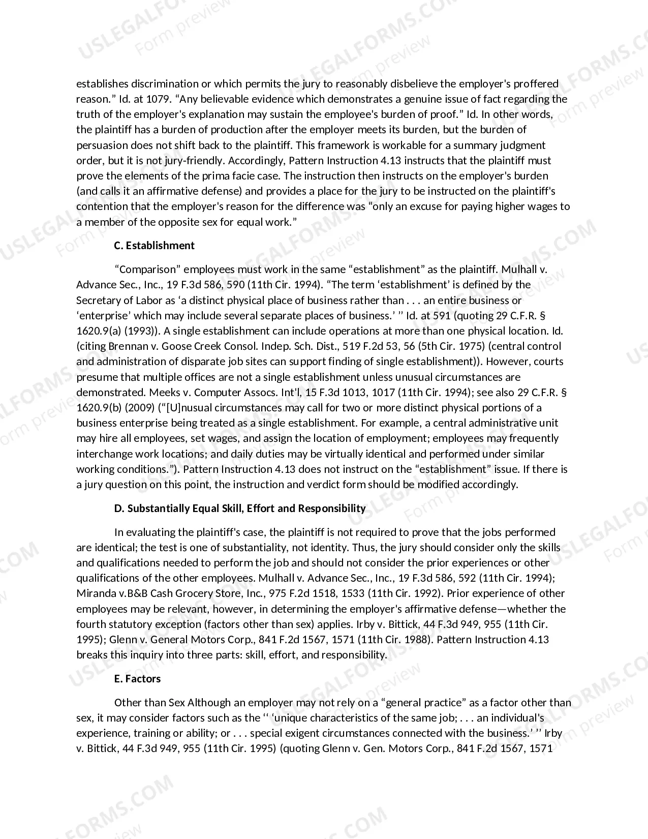 Preview Equal Pay Act