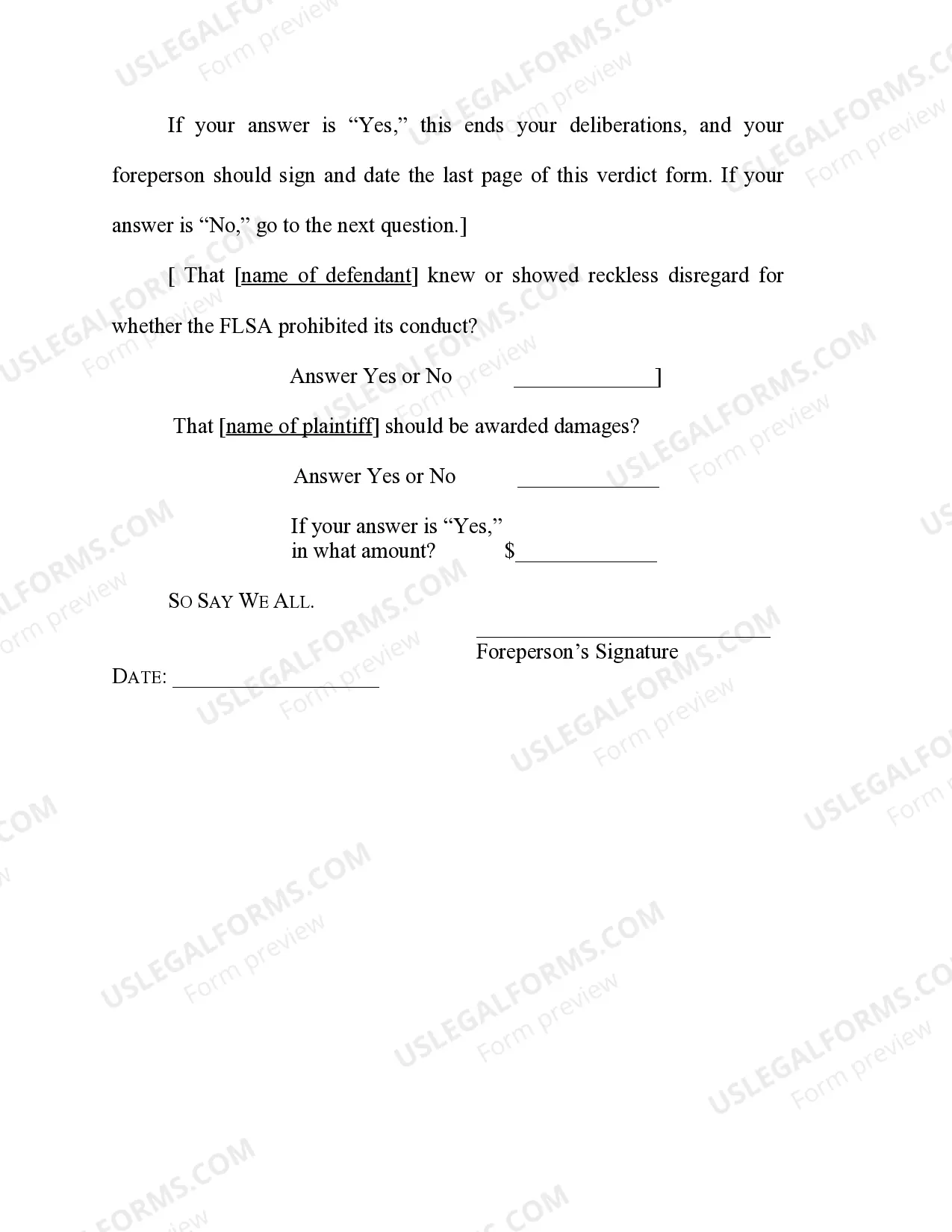 Preview Fair Labor Standards Act