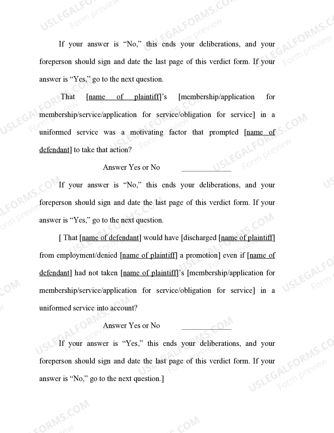 Preview USERRA Discrimination - Including "Same Decision" Defense