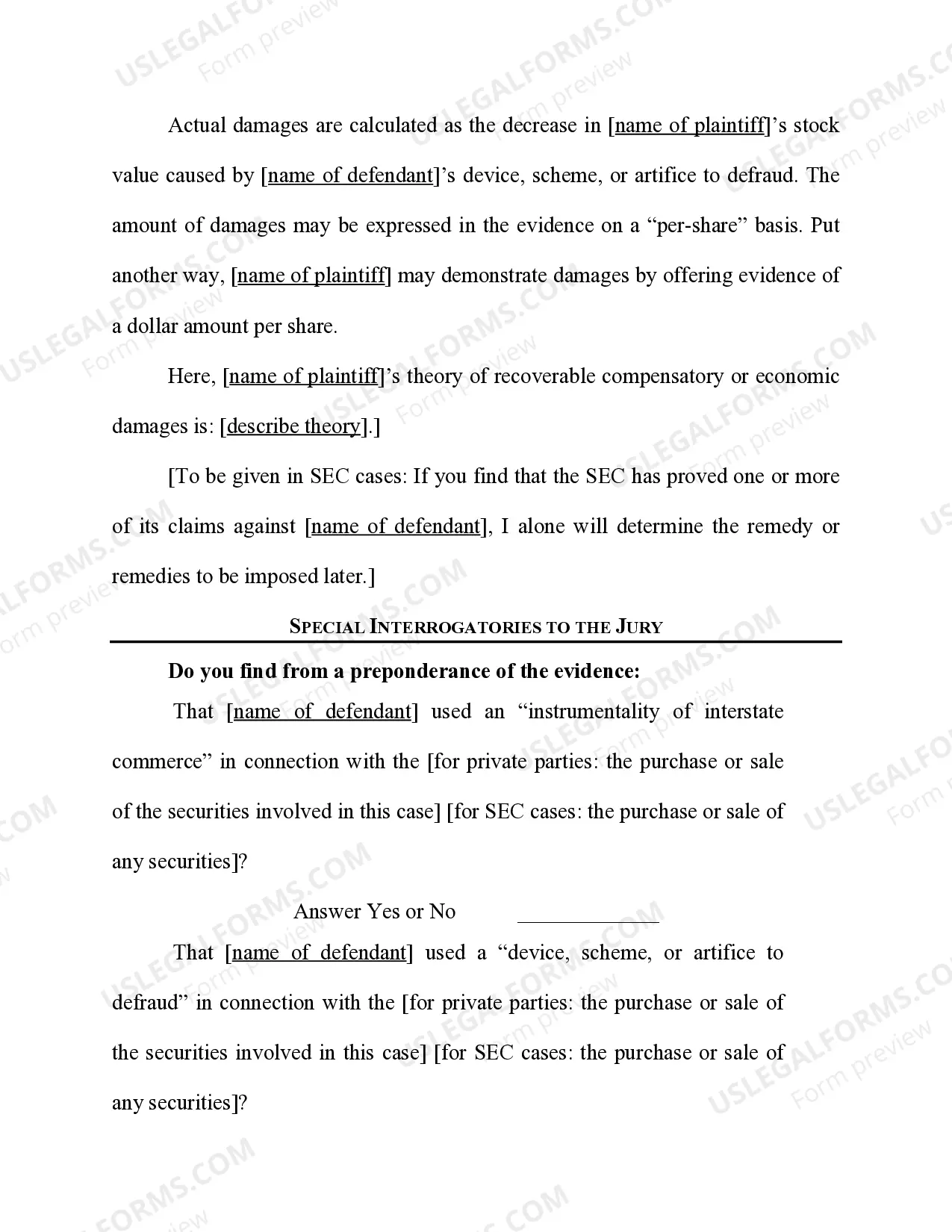 Preview Securities Exchange Act 15 USC Sec. 78j(b) - Rule 10b-5(a)