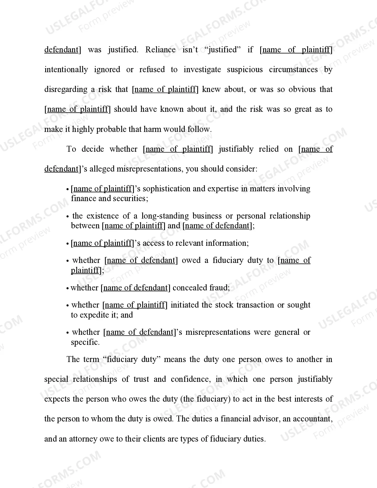 Preview Securities Exchange Act - 15 U.S.C. Sec. 78j(b) - Rule 10b-5(b) -17 C. R. Sec. 240.10b-5(b) - Misrepresentation orOmission of Material Facts