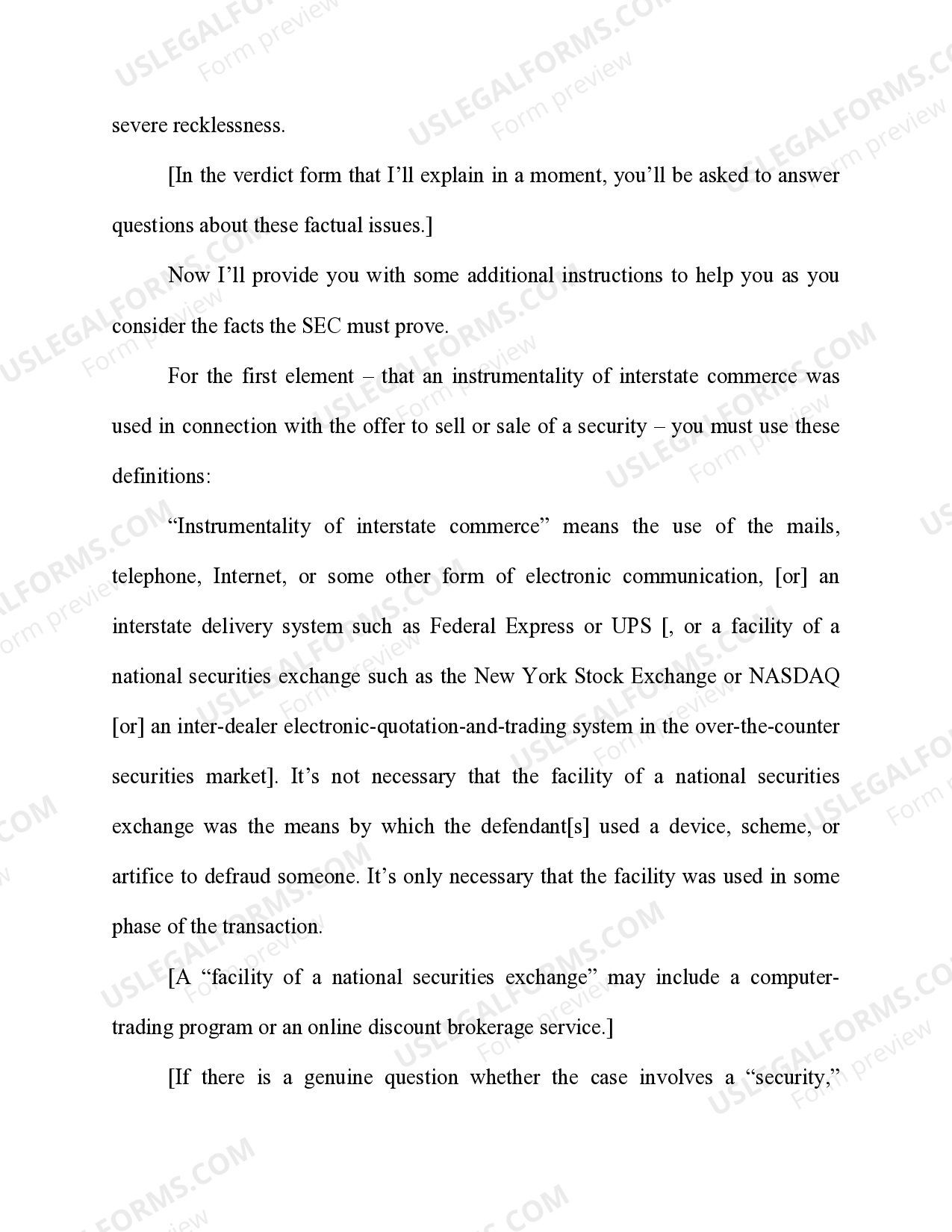 Section 17 A Of The Securities Act