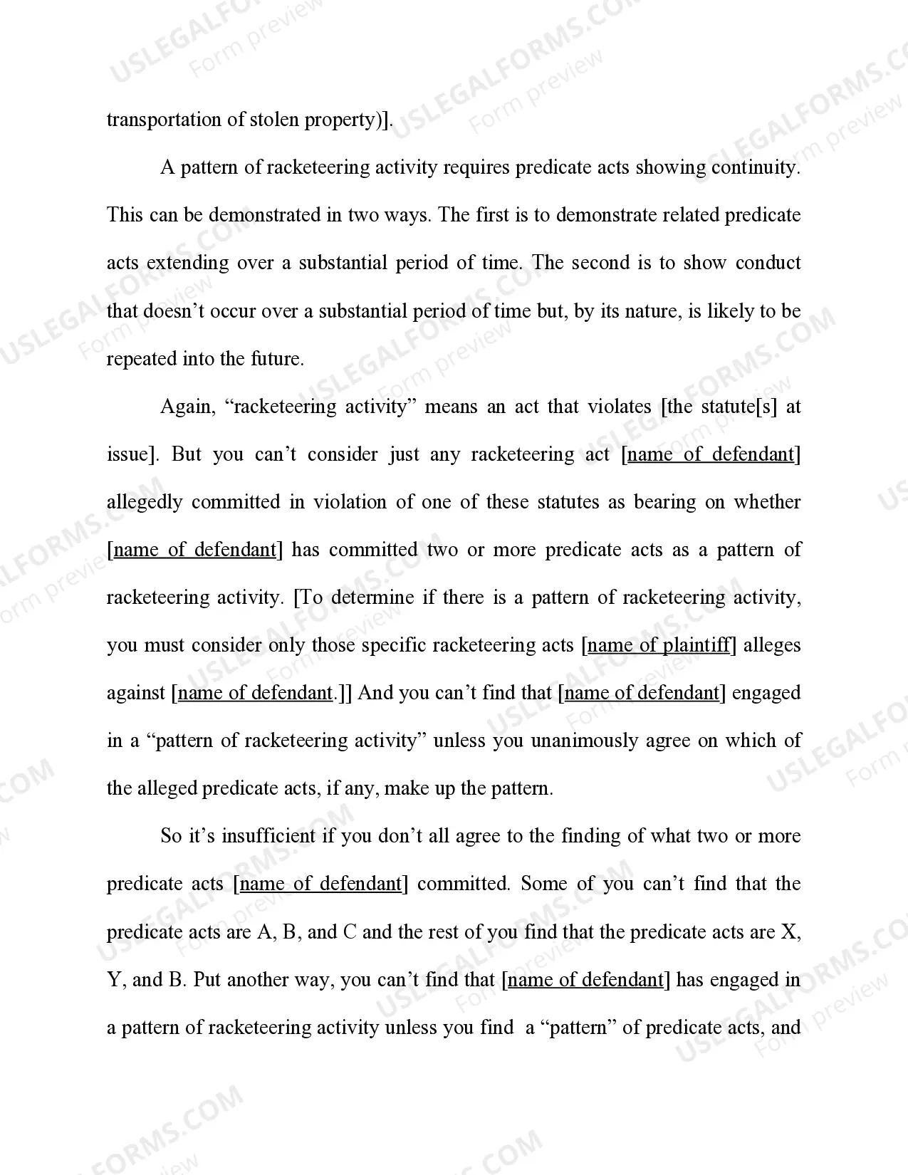 Preview Racketeer Influenced and Corrupt Organization Act (RICO) - 18 U.S.C. Sec. 1962(a) - Acquiring an Interest in an Enterprise by Use of Income