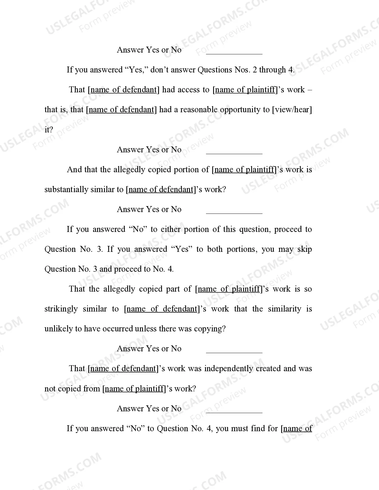 Preview Copyright - Infringement - Access