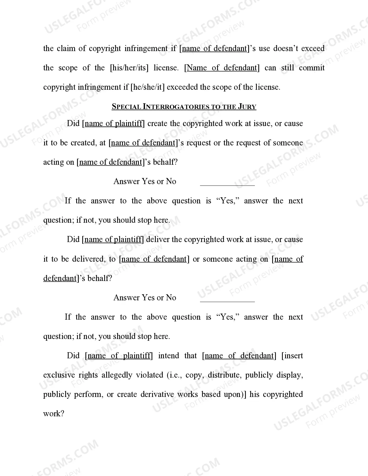 Preview Copyright - Defenses - Affirmative Defense - Implied License