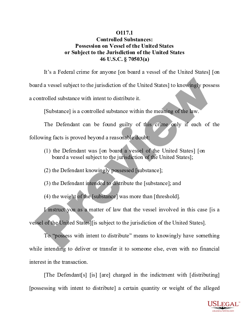 Controlled Substances Possession On Vessel Of The United States Or Subject To The Jurisdiction 8248