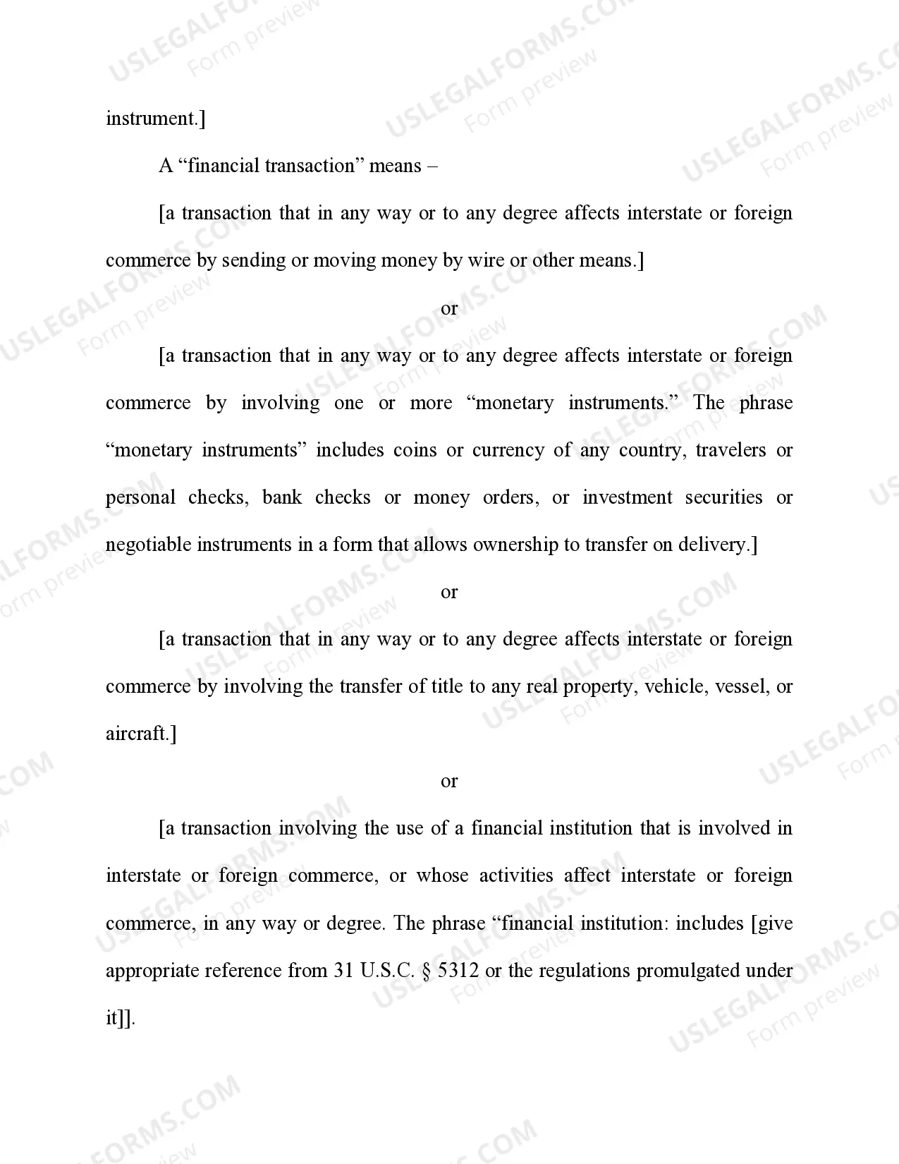 Preview Money Laundering: Promoting Unlawful Activity