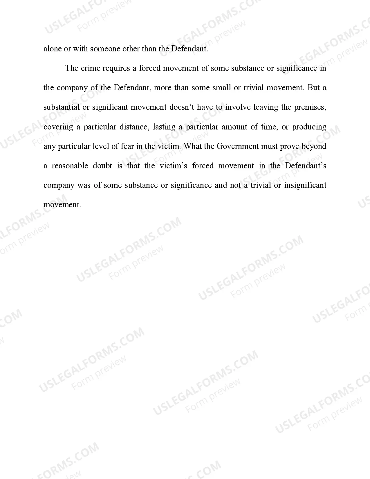 Preview Bank Robbery 18 U.S.C. Sec. 2113 (Subsection E Only - Alleged in a Separate Count)