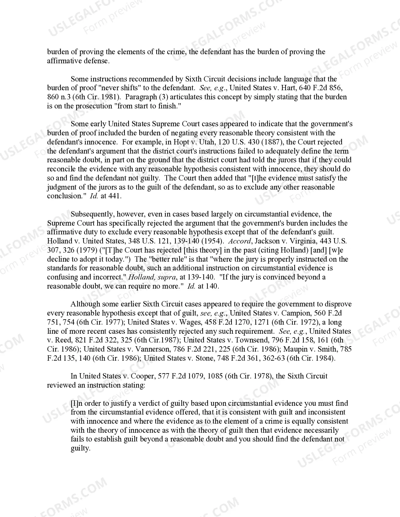 Preview PRESUMPTION OF INNOCENCE, BURDEN OF PROOF, REASONABLE DOUBT