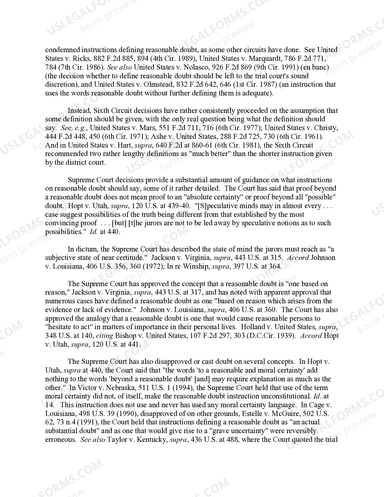 Preview PRESUMPTION OF INNOCENCE, BURDEN OF PROOF, REASONABLE DOUBT