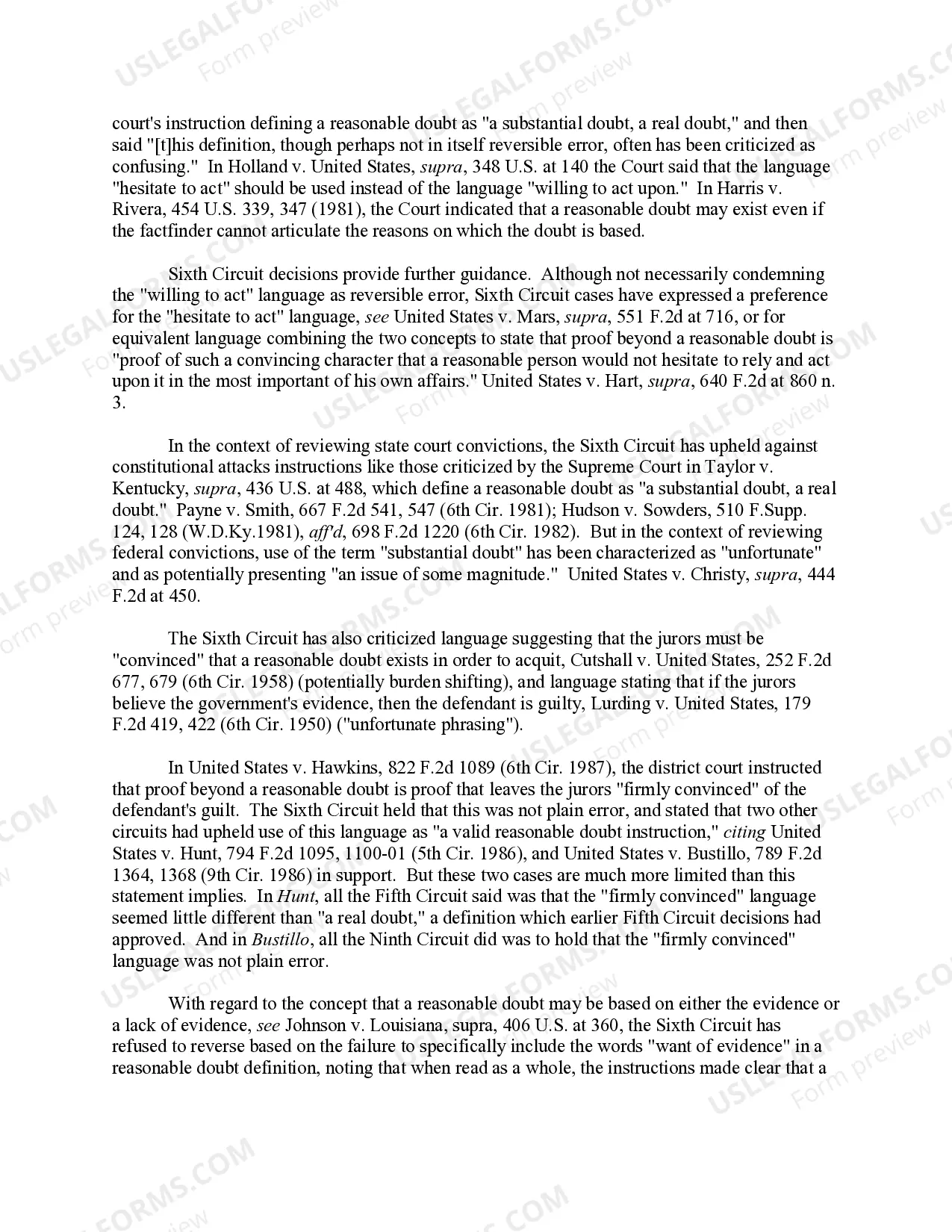 Preview PRESUMPTION OF INNOCENCE, BURDEN OF PROOF, REASONABLE DOUBT