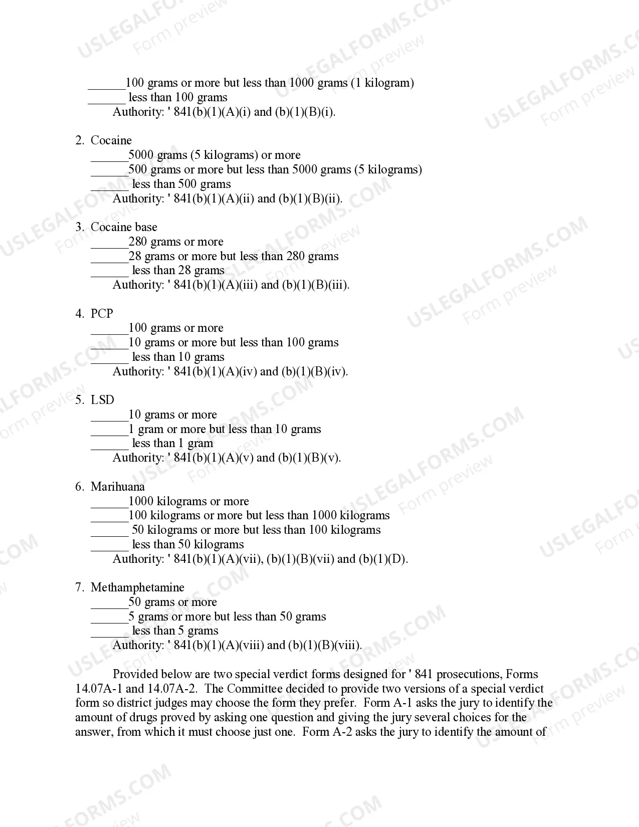 Preview UNANIMITY REQUIRED: DETERMINING AMOUNT OF CONTROLLED SUBSTANCE