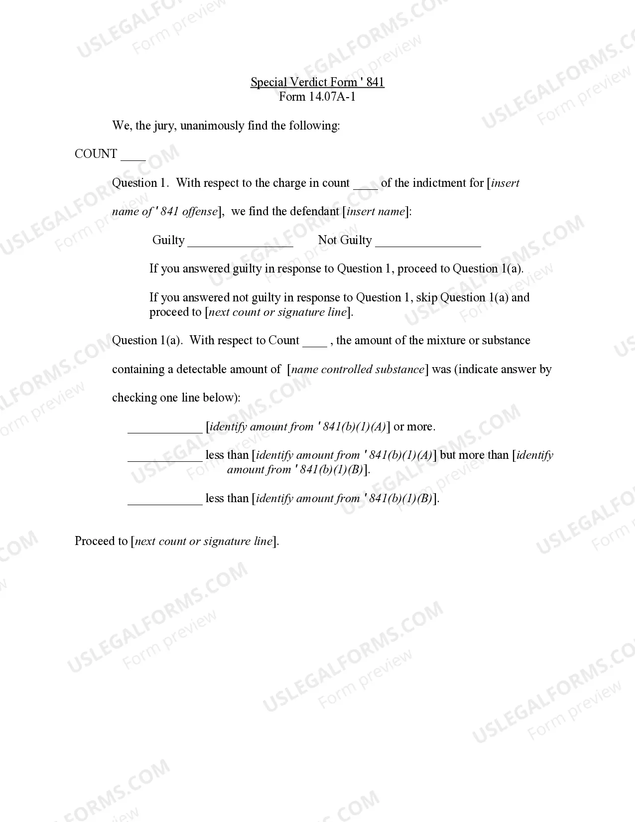 Preview UNANIMITY REQUIRED: DETERMINING AMOUNT OF CONTROLLED SUBSTANCE