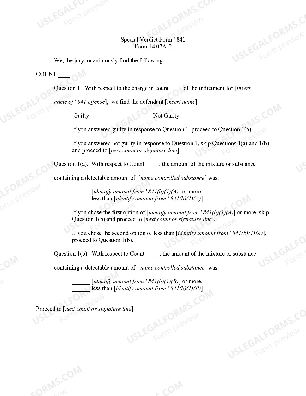 Preview UNANIMITY REQUIRED: DETERMINING AMOUNT OF CONTROLLED SUBSTANCE