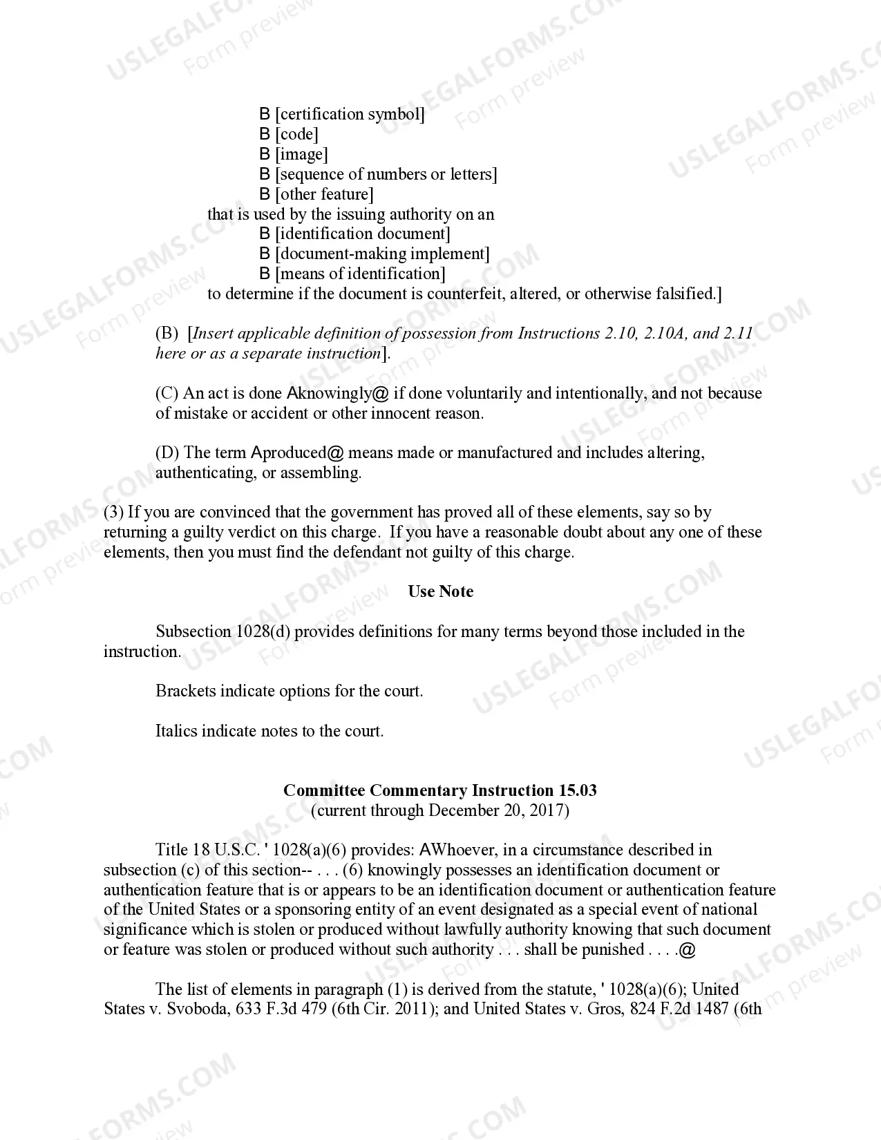 Preview Fraud and Related activity in Connection with Identification Documents, Authentication Features, and Information