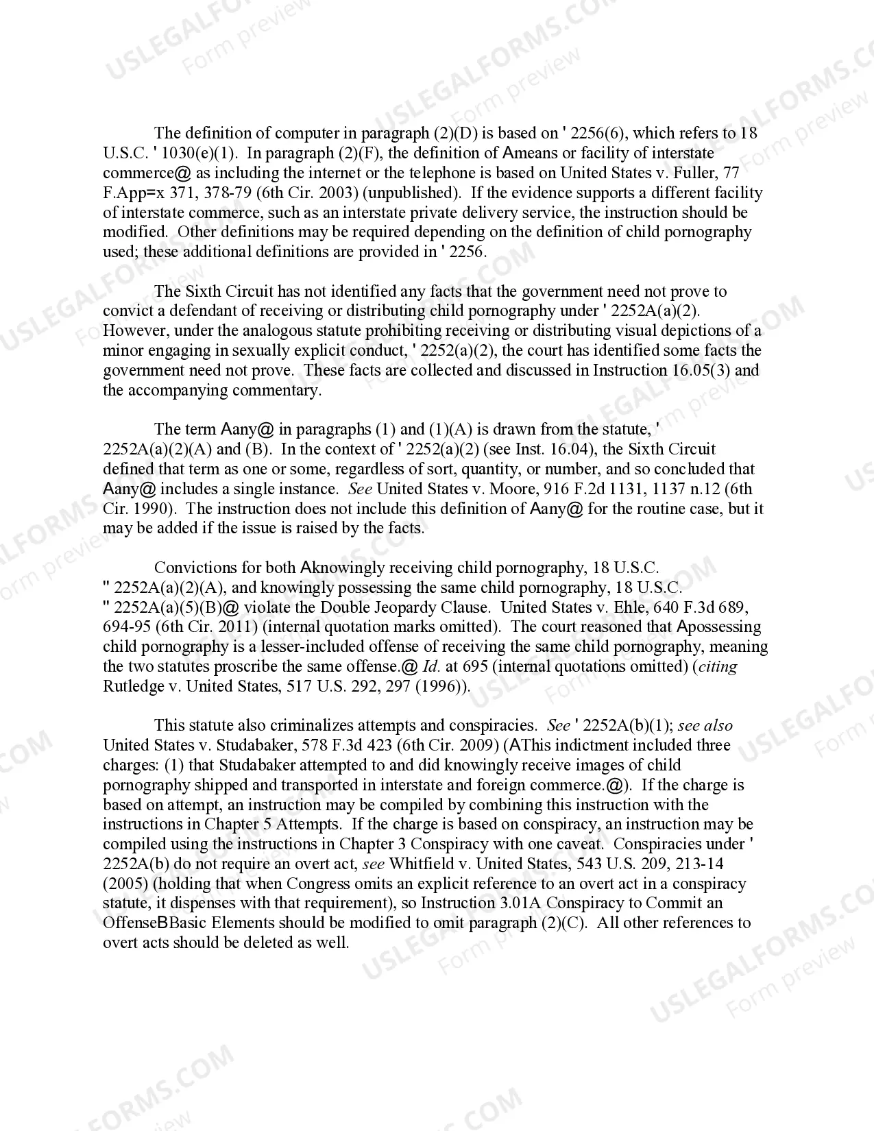 Preview RECEIVING OR DISTRIBUTING CHILD PORNOGRAPHY