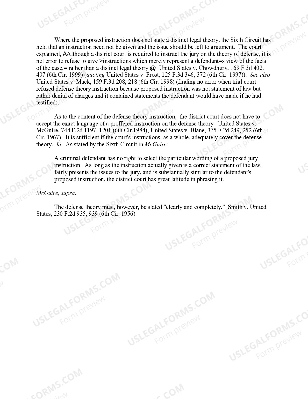 Preview DEFENSE THEORY