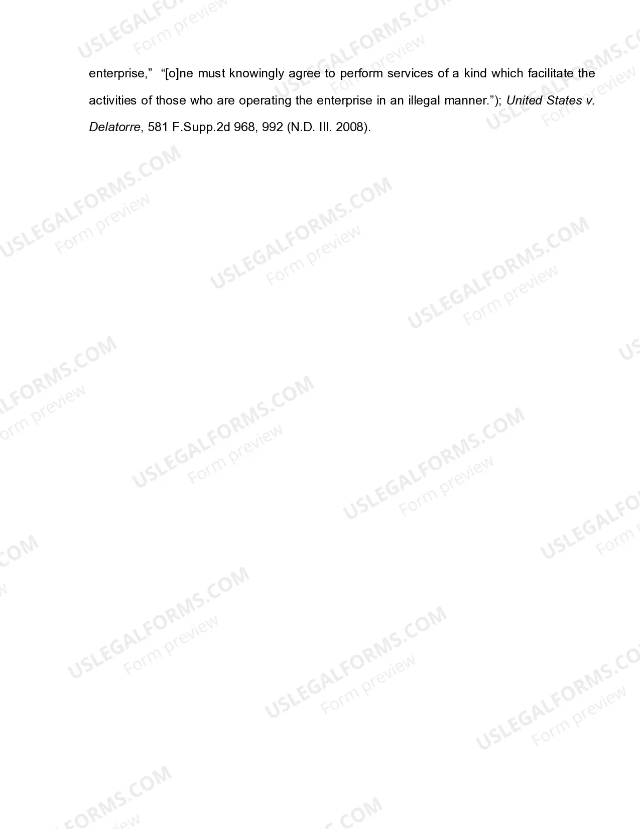 Preview 18 U.S.C. Sec. 1962(D) RACKETEERING CONSPIRACY