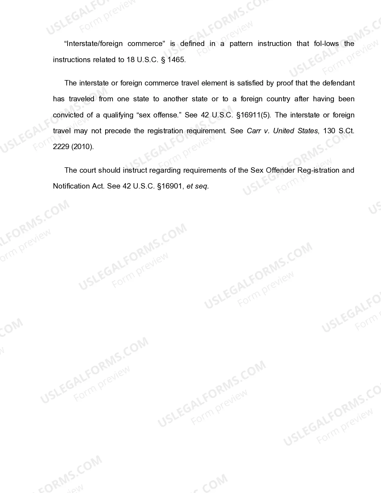 Preview 18 U.S.C. Sec. 2250(A) FAILURE TO REGISTER/UPDATE AS SEX OFFENDER - ELEMENTS