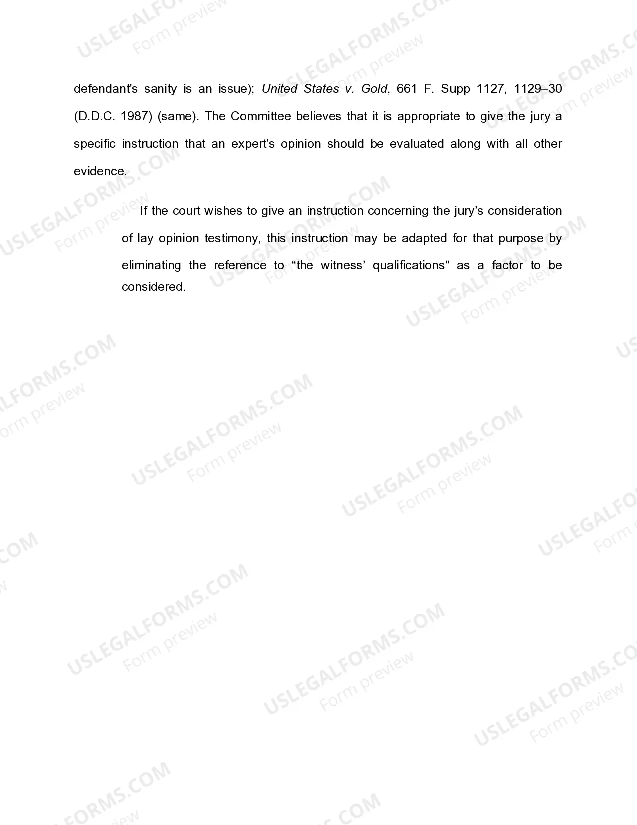 Preview 3.13 OPINION TESTIMONY
