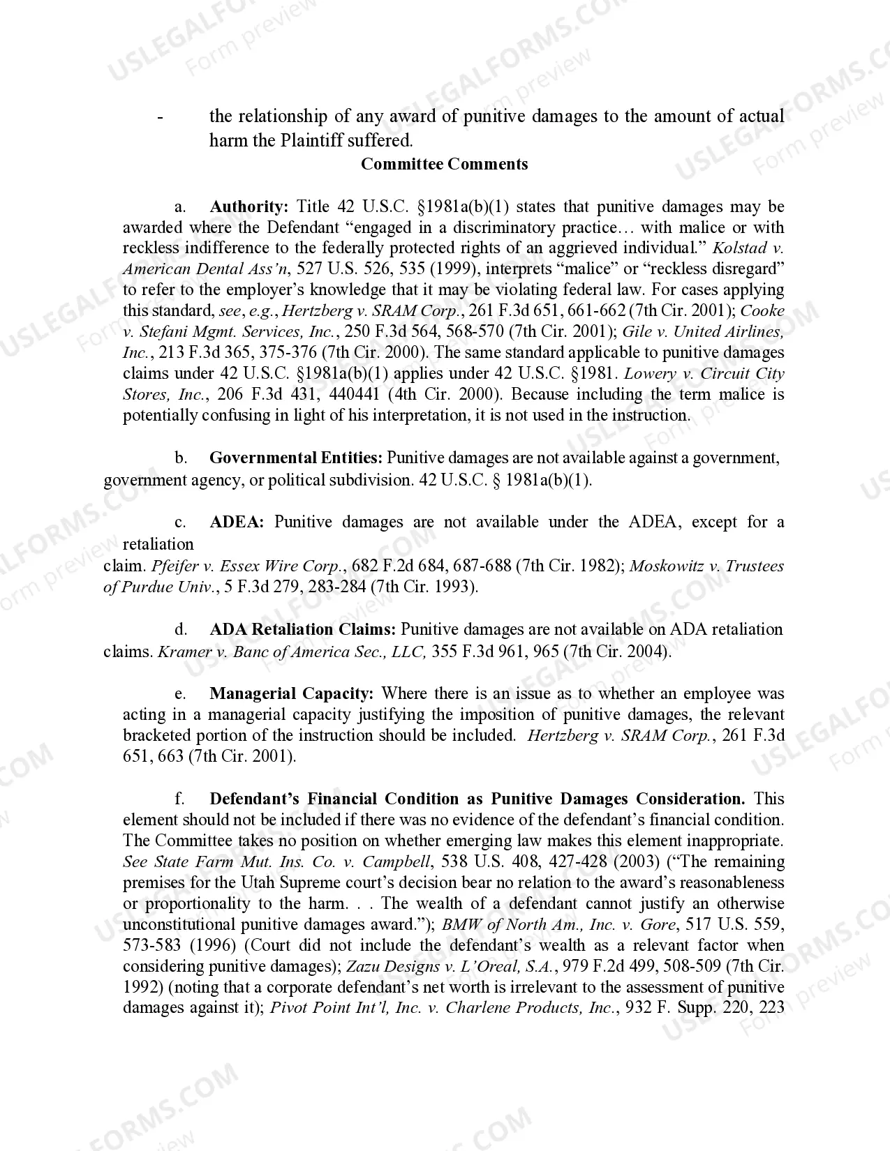 Preview 3.13 Punitive Damages