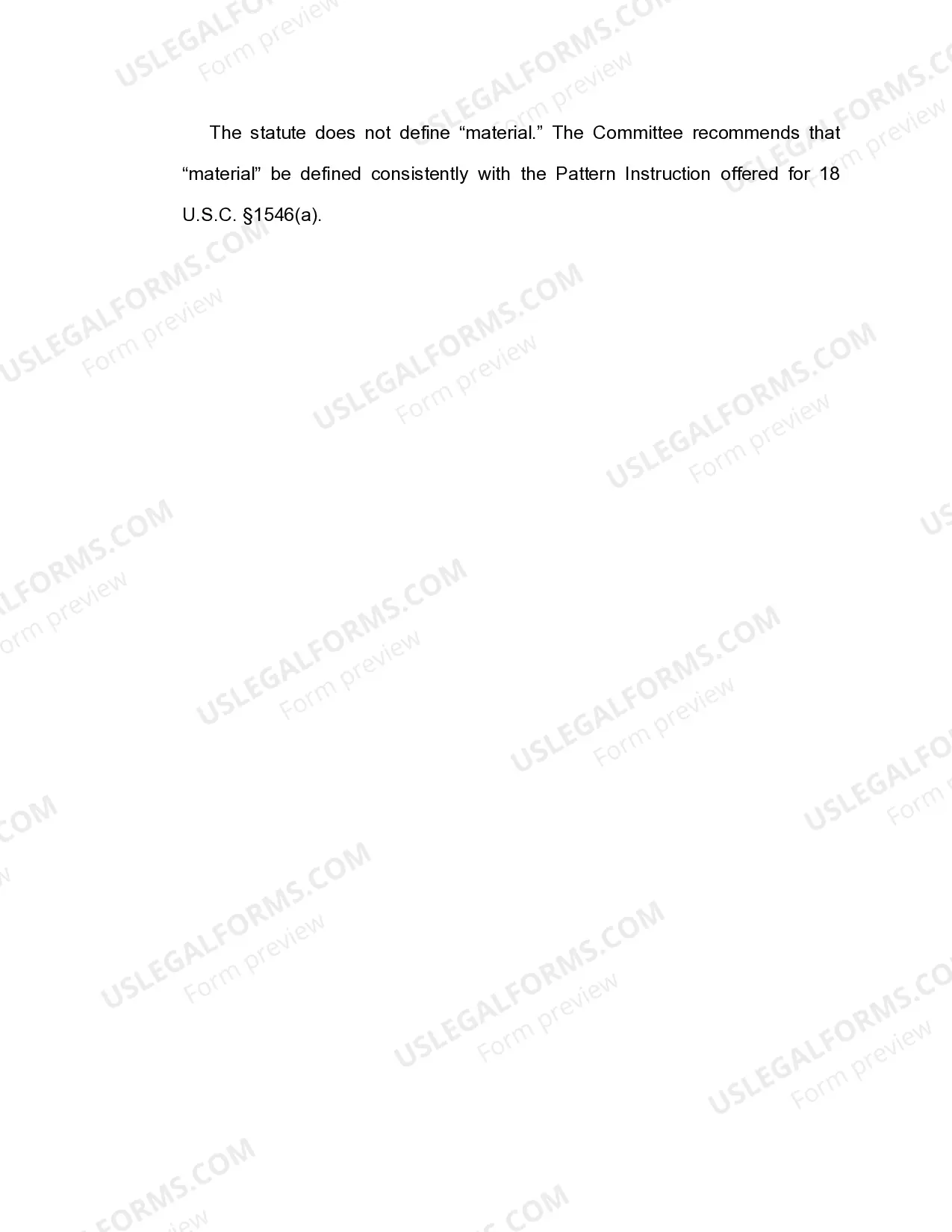 Preview 8 U.S.C. Sec. 1325(A)(3) ENTRY BY FALSE OR MISLEADING REPRESENTATION - ELEMENTS