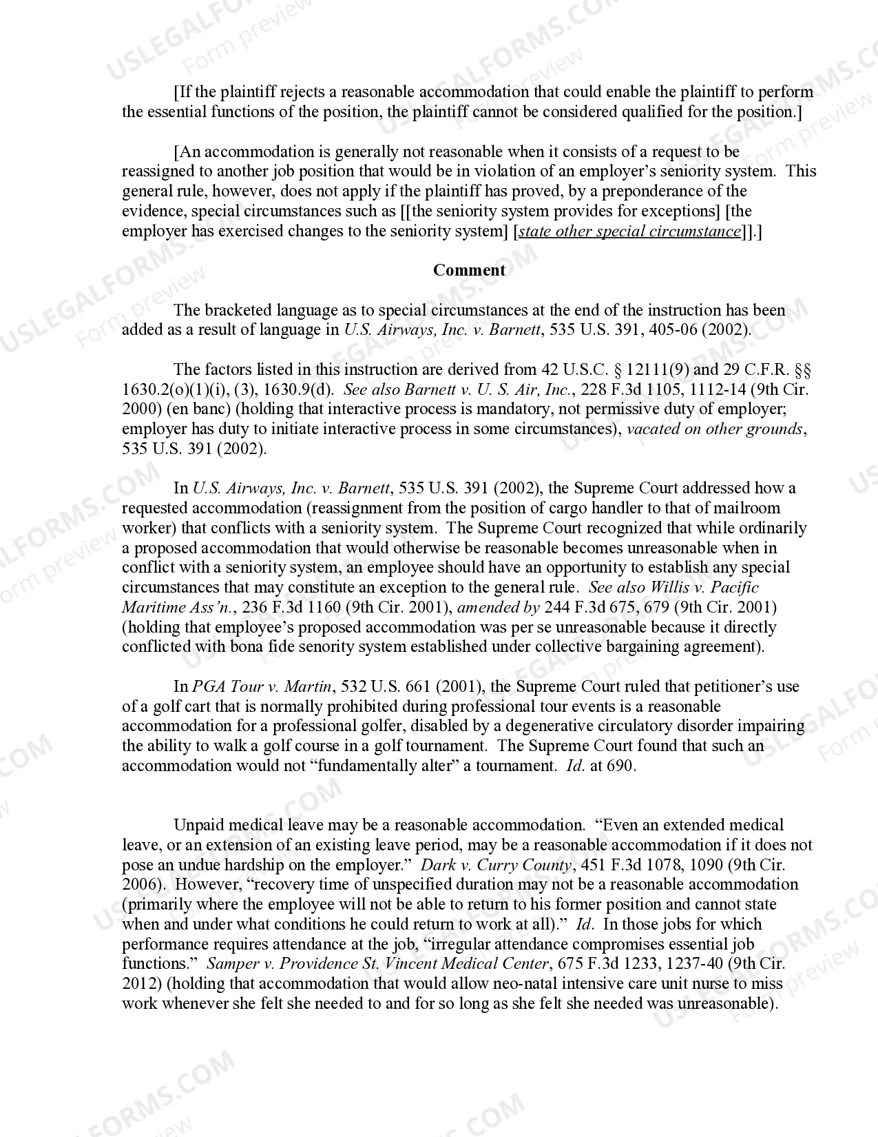 Preview 12.7 ADA-Reasonable Accommodation