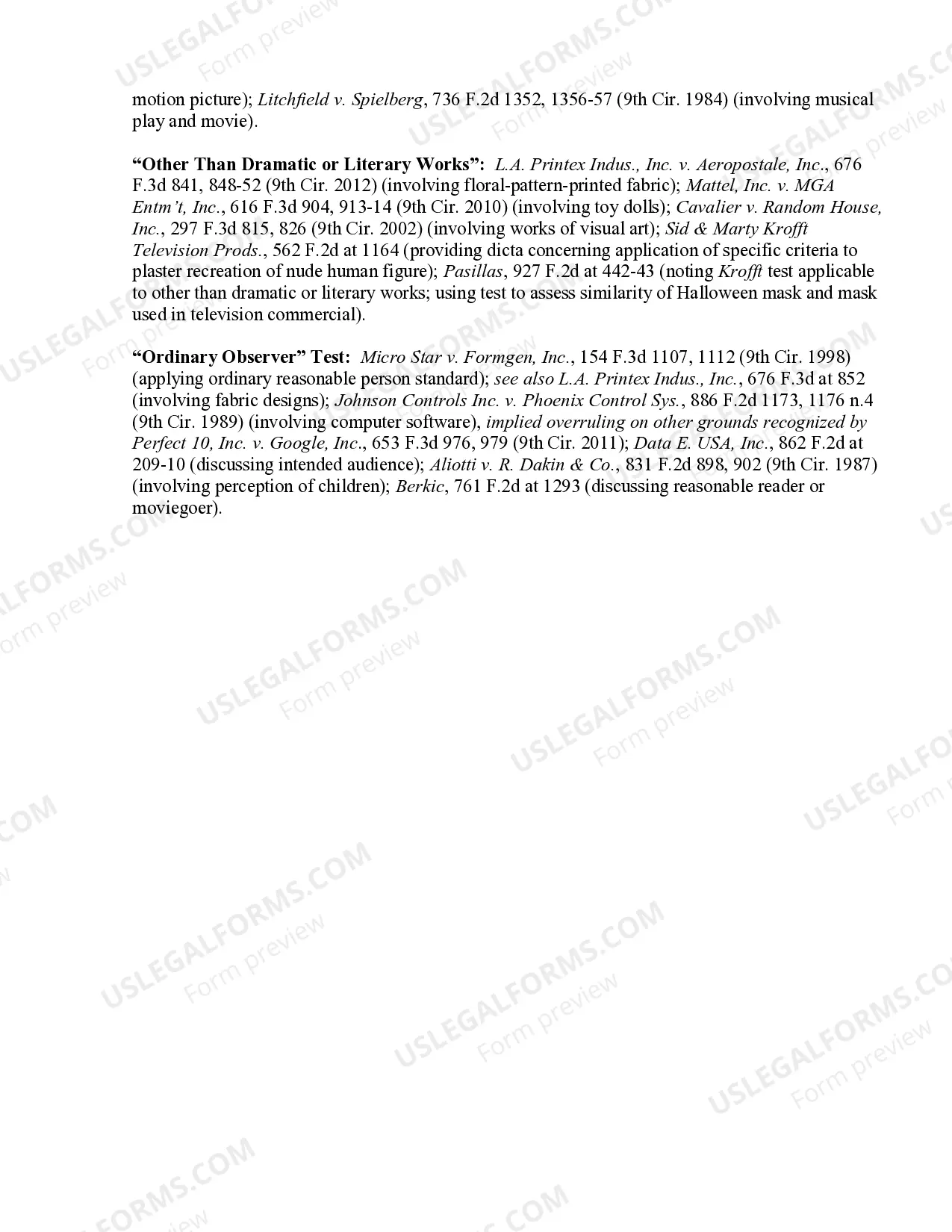 Preview 17.19 Substantial Similarity-Extrinsic Test; Intrinsic Test